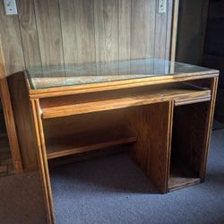 Solid Wooden Desk ;) 