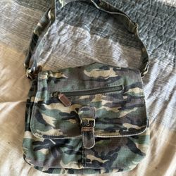 Camouflage print Zipper Purse