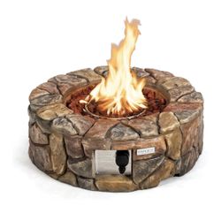 28 Inch Round Propane Gas Fire Pit