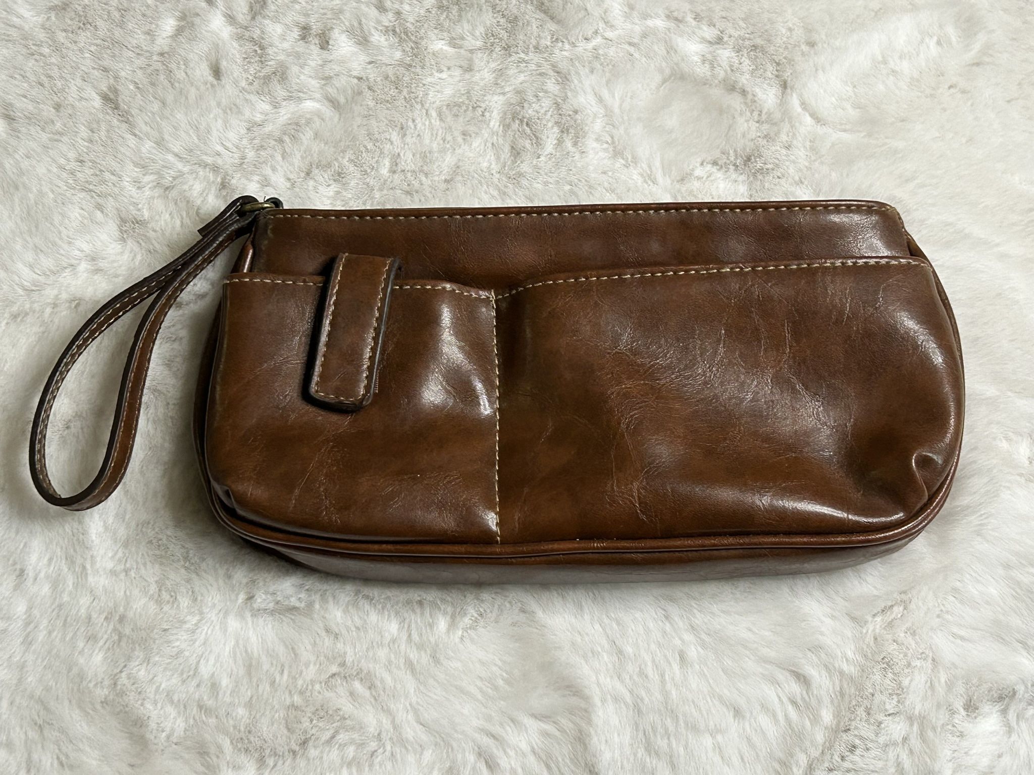 Vintage Brown Leather Wrislet