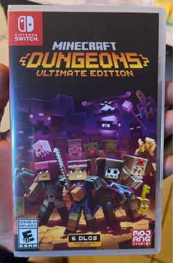 Nintendo Minecraft Dungeons Ultimate Edition Nintendo Switch New Factory Sealed