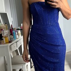 Alyce Paris Blue Dress 
