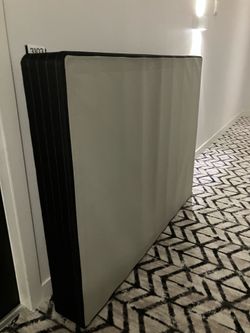 Queen bed base box frame