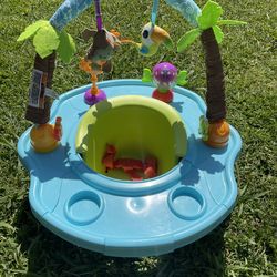 Baby Seat Activity Center 360 Rotating Tray Booster Seat Toy Bar