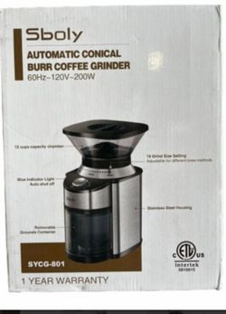Sboly Automatic Conical Burr Coffee Grinder SYCG-801
