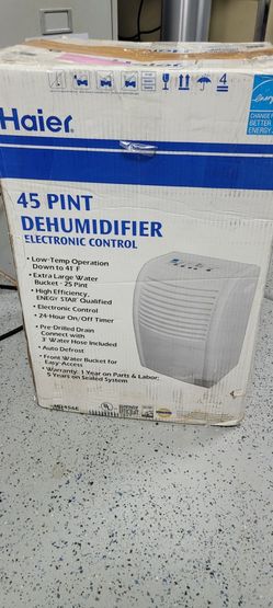 45 Haier Dehumidifier