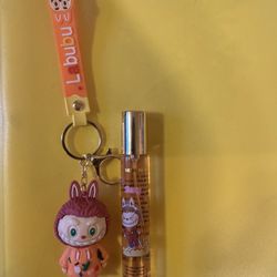 LAbubu Key Chain & Perfume 