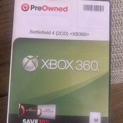Xbox 360 Battlefield 4 Game 