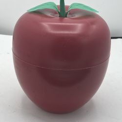 Vintage 1970's S.O.M.M Plastic Red Delicious Apple Small Ice Bucket Container   This vintage red plastic ice bucket container is a must-have for any 