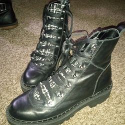 Steve Madden Lace Up Combat Boots