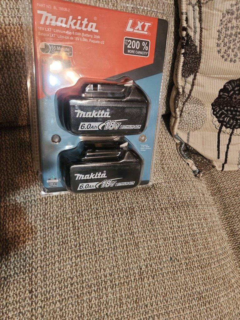 18V LXT Lithium-Ion 6.0 Ah Battery (2-Pack)
699
