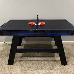 SALE!!!!5 ft. Bandit Air Hockey Table with Table Tennis Top