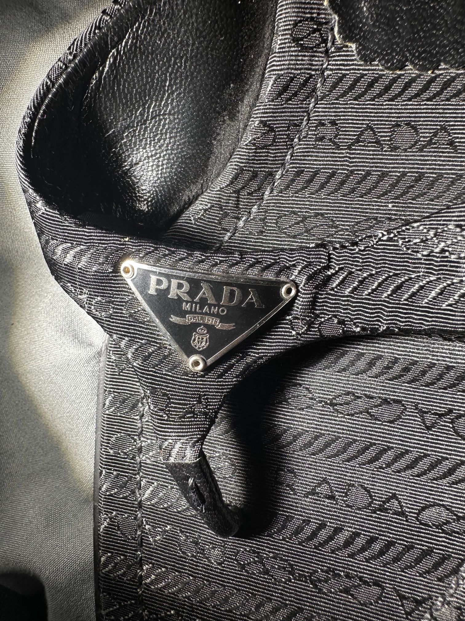 Prada Sandals- Black leather - Size 7 1/2 Women