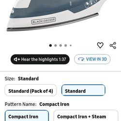 Brand new iron