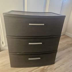 Sterilite 3 Drawer Wide Storage Tower