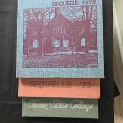 FREE Clarion University year books (1972, 1973,1974)