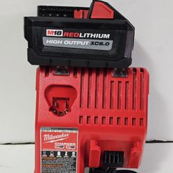 Milwaukee M18 18-Volt Lithium-Ion High Output Starter Kit with  6.0 Ah Battery and Charger