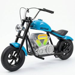 Gotrax Kids Electric Dirt Bike, 12" Tires, Max 9 Miles, 6/10Mph 2 Speeds   2 Speed Modes for Growing Riders: Choose between 6 MPH for beginners and 10