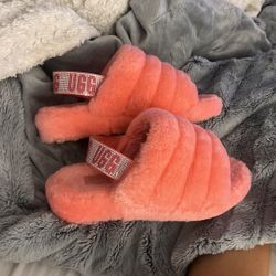brand new pink UGG slippers 