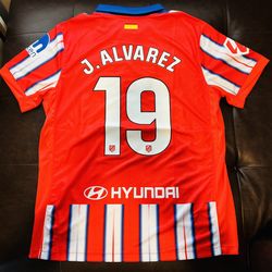 Atlético Madrid J Alvarez 19 Jersey 
