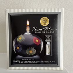 Candle - Glass Oil Style