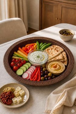Calaisio Round Chip and Dip Tray