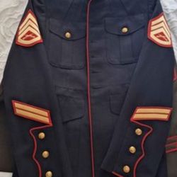 USMC Dress Blues Coat (39S)