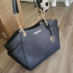 Original MK Jet Set Set Black Tote Bag