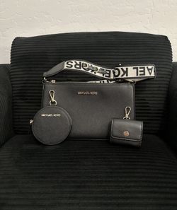 Michael Kors crossbody with attachments