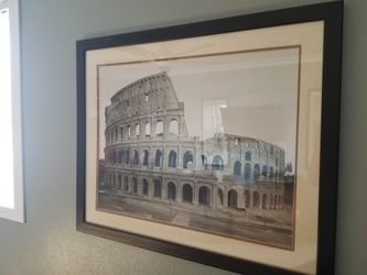 Wall Frame Art Coloseum Rome 1890s wall art & others 27x33" set of 4 $100