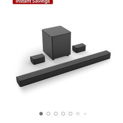 onn. 5.1.2 Soundbar with Dolby Atmos and Wireless Subwoofer, 