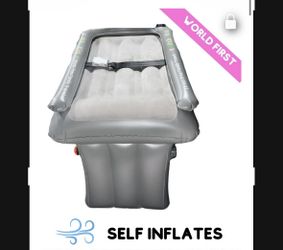 Kooshy Kids & Toddlers Compact Self Inflating Sky Bunk Airplane Bed Extender 