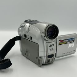 JVC GR-D250U MiniDV Camcorder with 25x Optical Zoom Untested