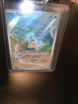 Squirtle shiny brand new in sleeve for sale