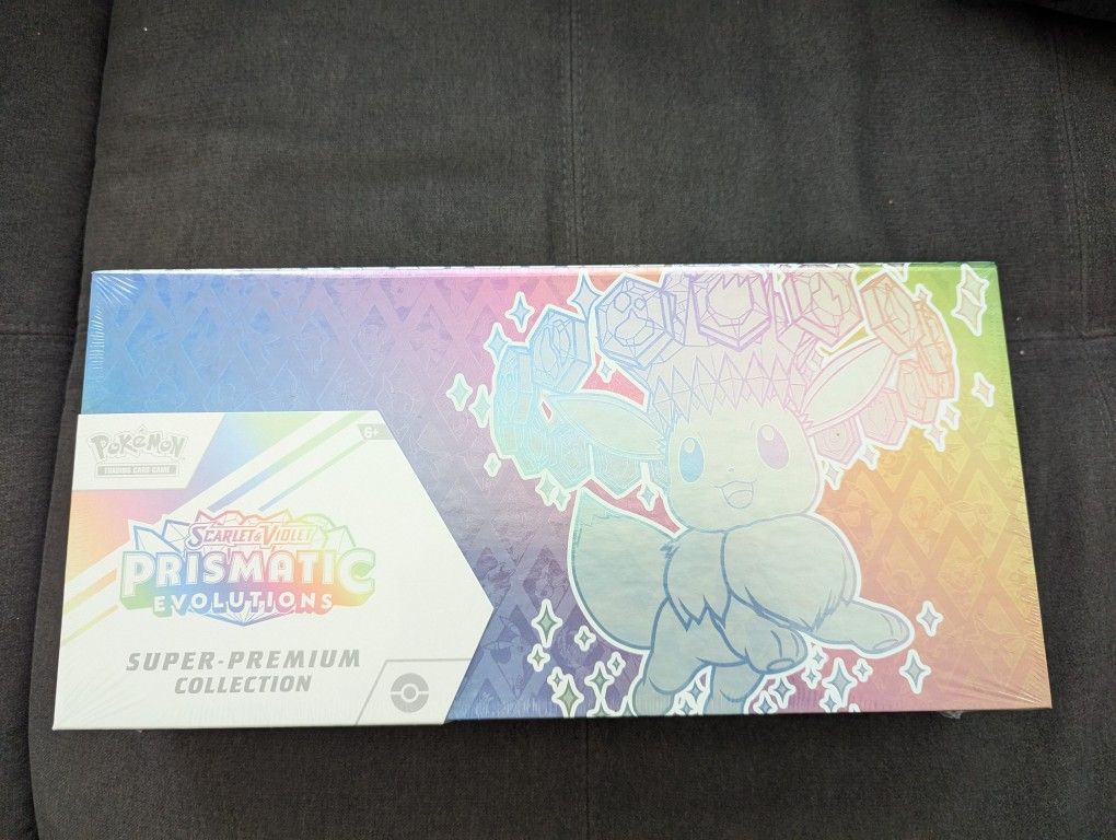 Prismatic Evolutions Super Premium Collection - https://offerup.com/redirect/?o=UG9rZW1vbi5Lbg== card