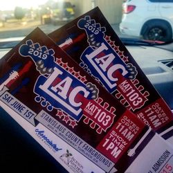 2 sets of LAC Tickets..Chris jansen, Locash, Cassidy Pope, And More!!..Awesome Country Concert With Many Artist!...$18 a set of 2 tickets
