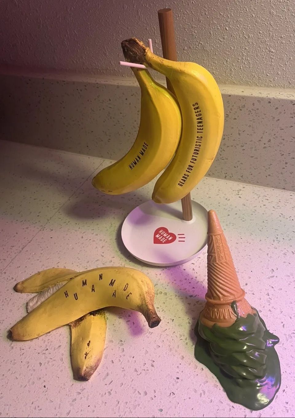 Human Made BANANA STAND SET , Banana Door Stopper & Matcha Door
