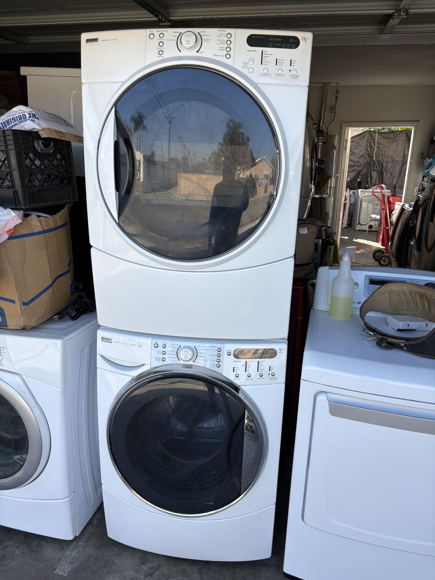 Kenmore Elite Stackable Washer And Gas Dryer