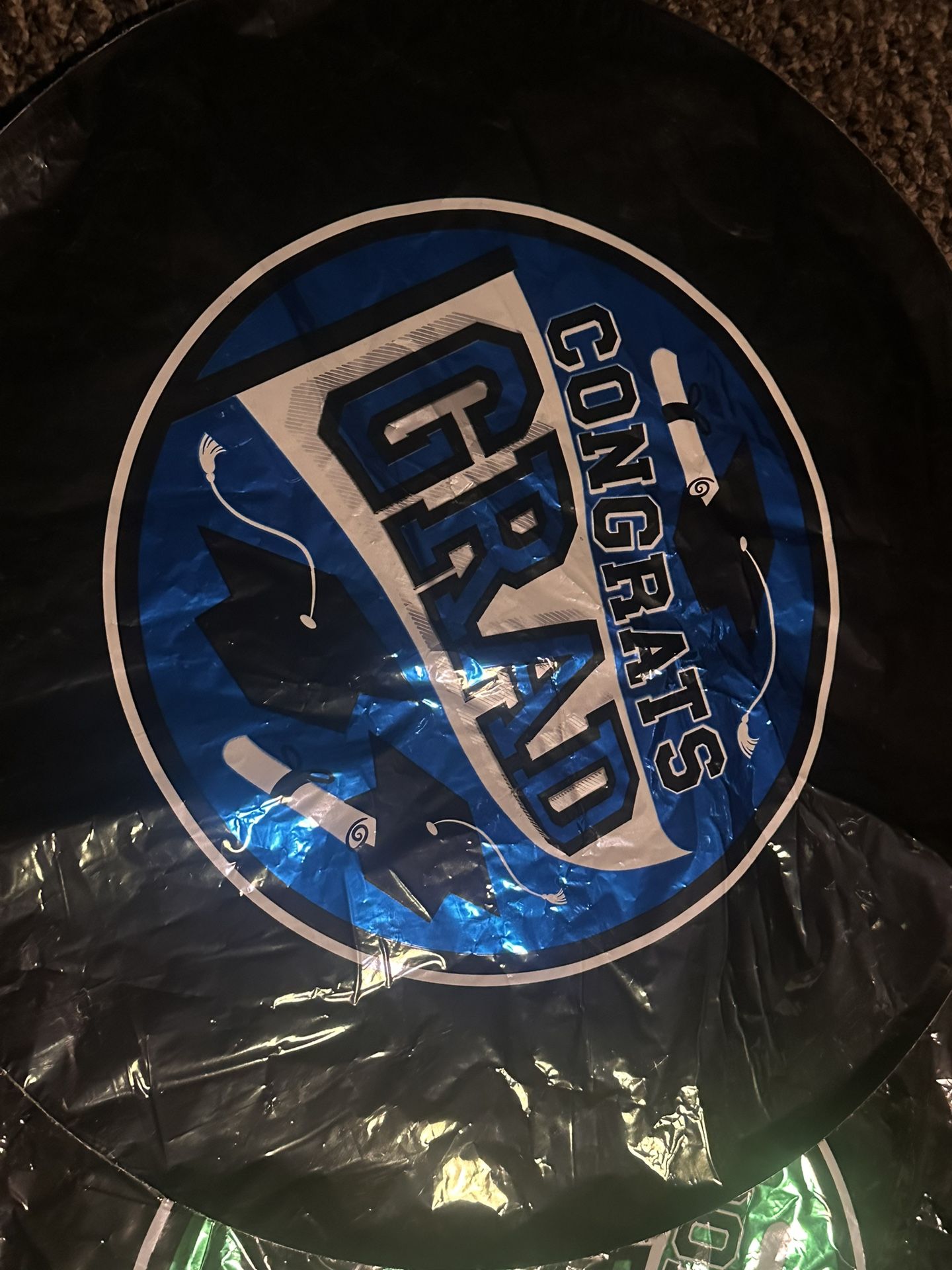 Graduation Mylar Balloons - 100 Pieces