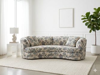 Drexel Heritage Living Room Kidney Sofa