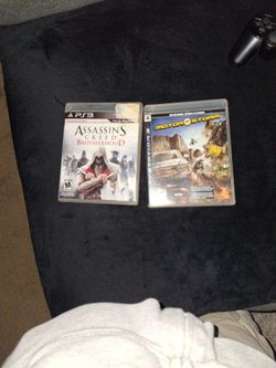 Ps3 Games : Motor Storm For Ps3 And Assassins Creed Brotherhood For Ps3