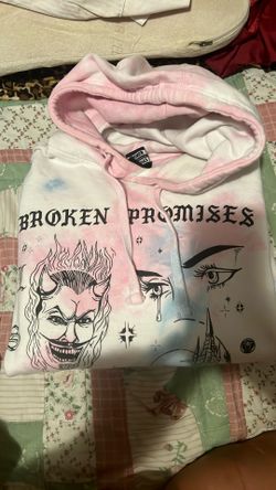 Broken Promises Hoodie/As is in Pics/Large