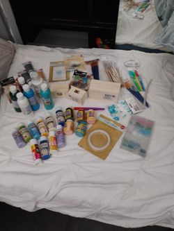 Paints, Brushes And Crafts