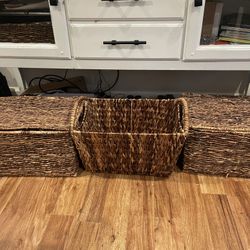 3 Ashland Storage Decorative Baskets