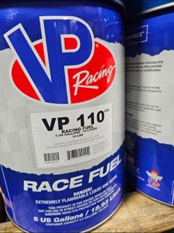 New VP Racing Fuel 110 Gas Gasoline 5 Gallons