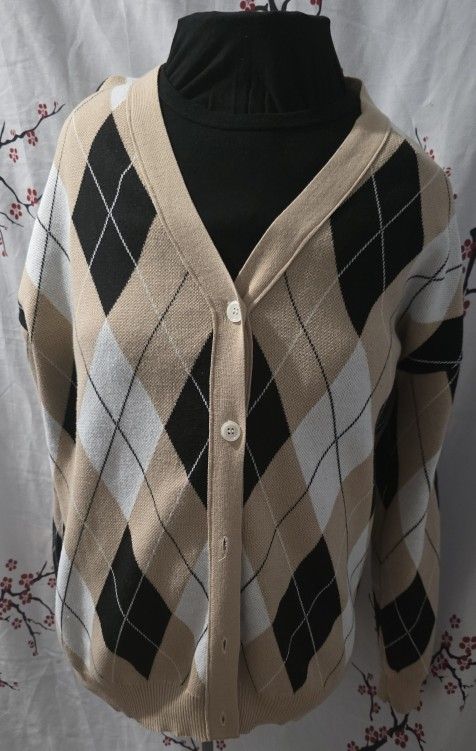 Argyle Women Cardigan