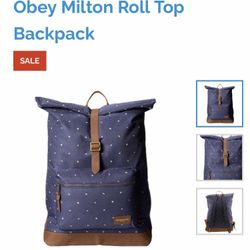 Obey Milton Rolltop Backpack