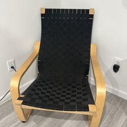 Ikea Woven Lounge Chair & 2 Bar Stools 