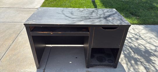 Desk and shoe cubbies/shelves FREE