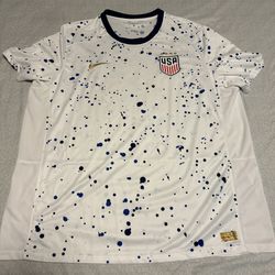 Nike Air Size 3XL USWNT 4 Star 2023 Stadium Jersey Home White Dri-Fit Used